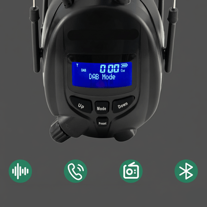 SAFE COMM DAB FM Radio & Hands-Free Communication