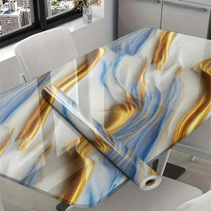 LUXWRAP Aluminum Foil Marble Wallpaper