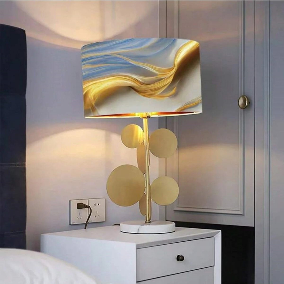 LUXWRAP Aluminum Foil Marble Wallpaper