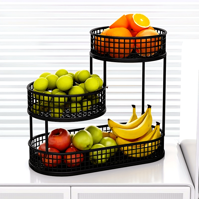 HOMEARC Multi-tier Metal Fruit and Snack Stand
