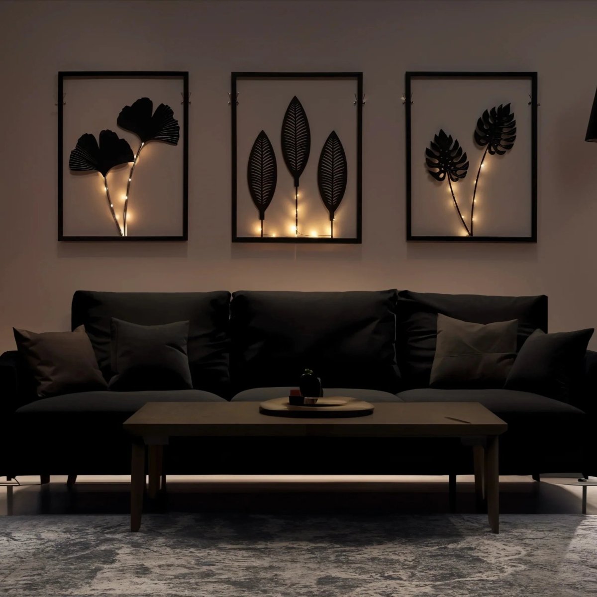 SOFTSPARK Color-changing LED Frame Lamp Set