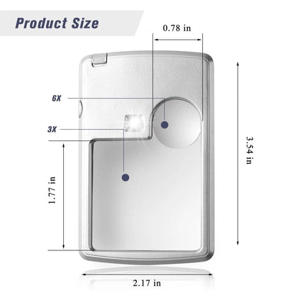 MINISICHT LED Pocket Magnifier