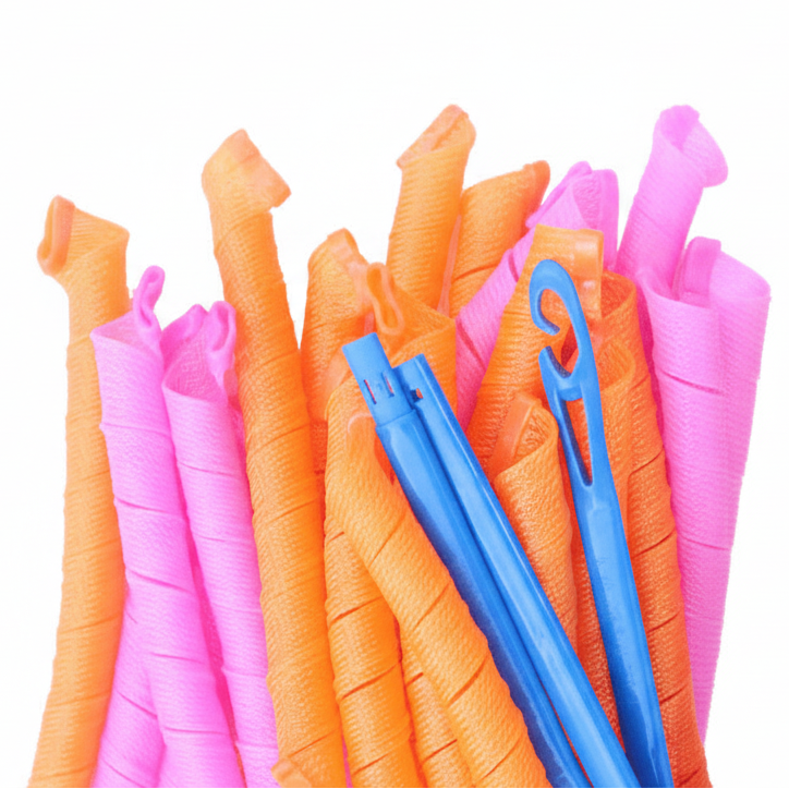 CURLVIA DIY Spiral Curlers
