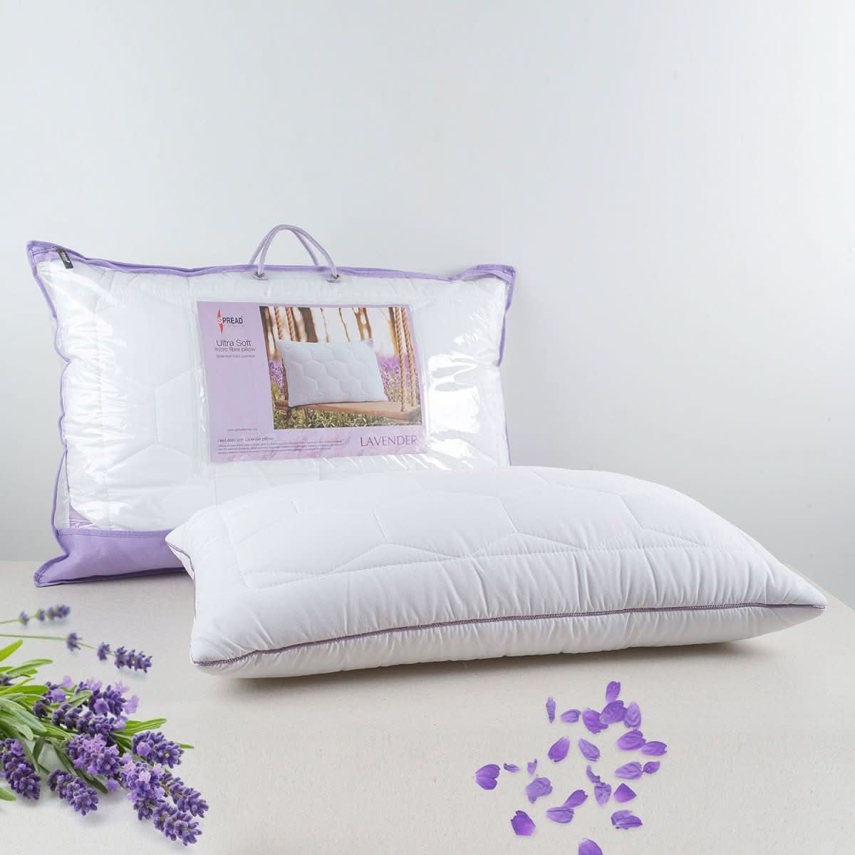 Veluvon Serenity Pillow | Hypoallergenic & Antibacterial |
