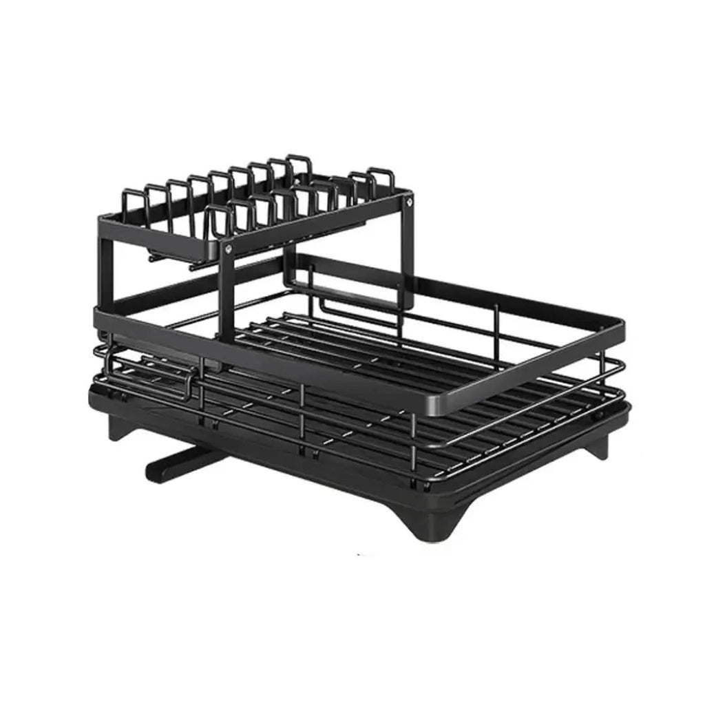 KITCHENFORM Foldable Stainless Steel Dish Rack