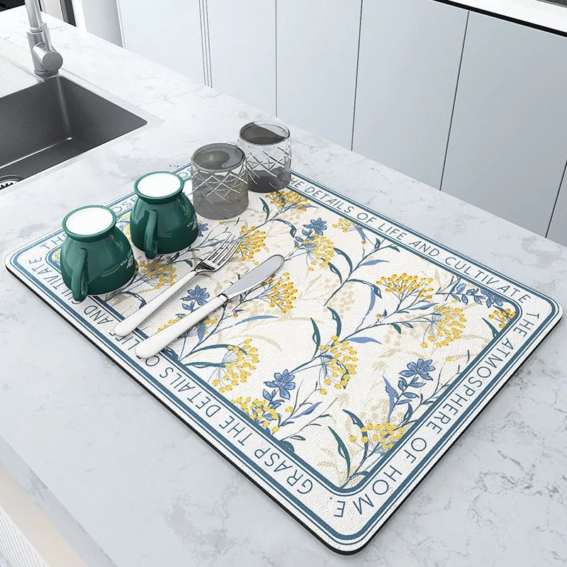 PUREDRY Diatomaceous Kitchen Drip Mat