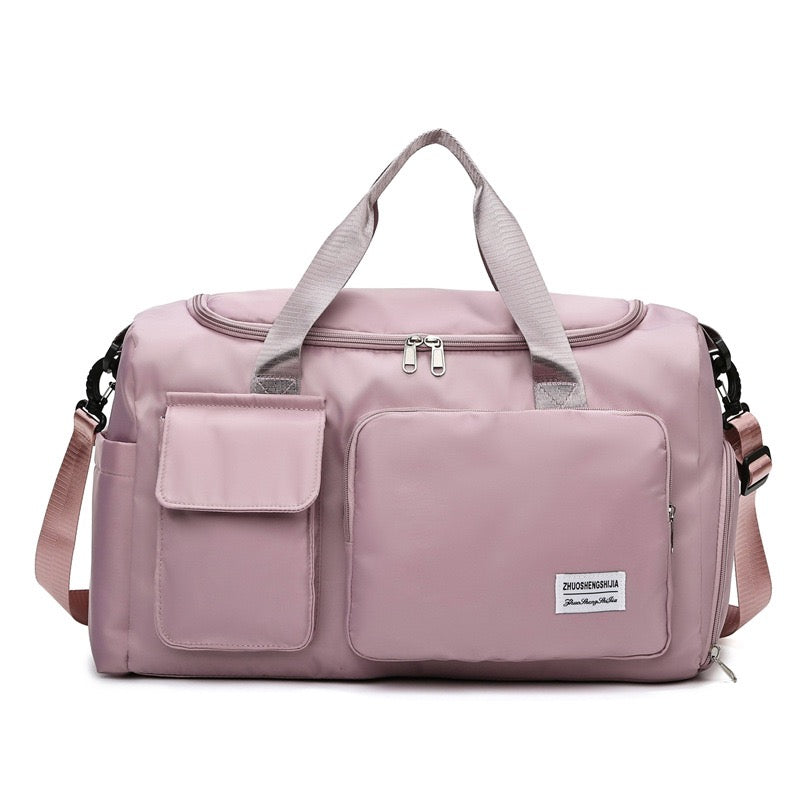 Sports Duffle Travel Bag with Shoe Compartment