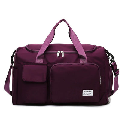 Sports Duffle Travel Bag with Shoe Compartment