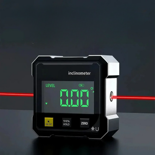 Digital Angle Finder with Laser, Magnetic Angle Gauge with Backlit Display for Woodworking & DIY