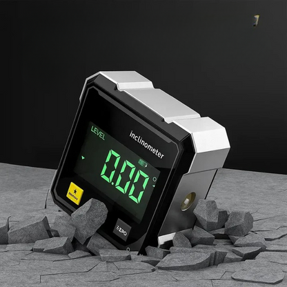 Digital Angle Finder with Laser, ±0.2° Accuracy, Magnetic Base