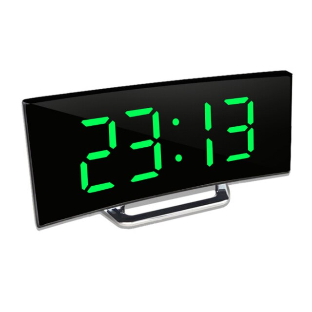 LED Mirror Alarm Clock, Auto-Dimming