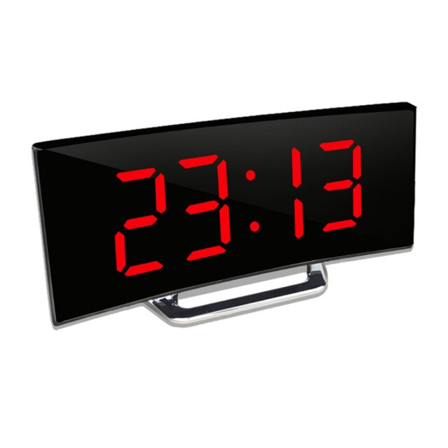 LED Mirror Alarm Clock, Auto-Dimming