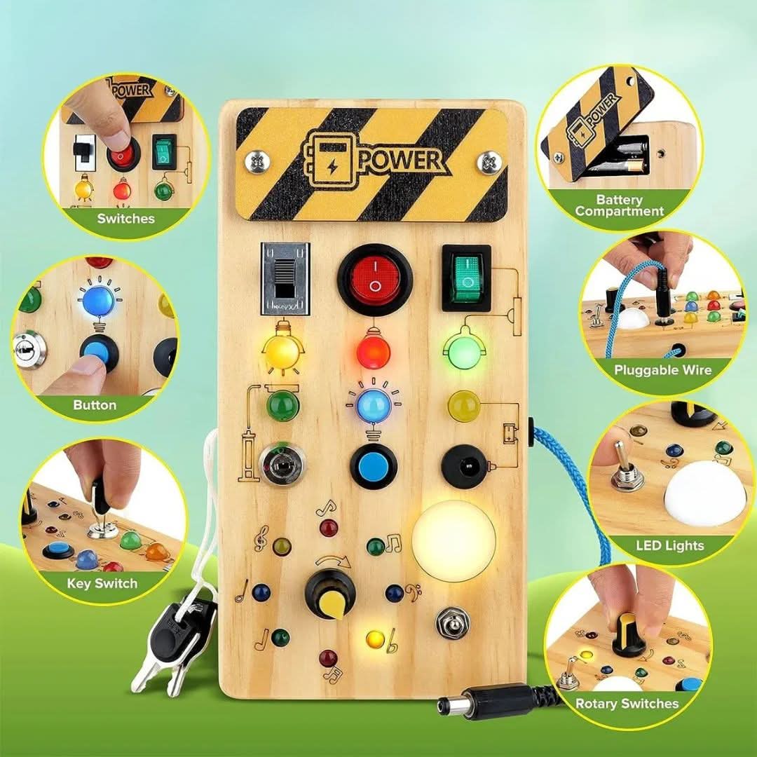 DISCOVERER WORLD Montessori Activity Board
