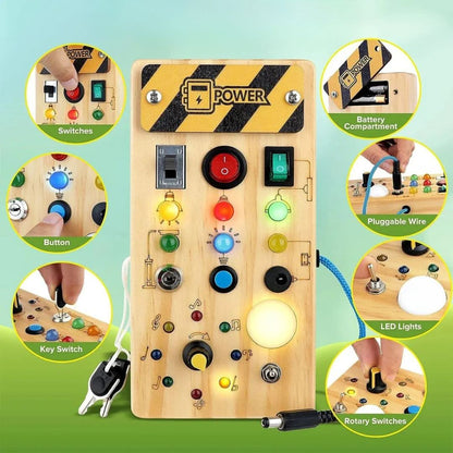 DISCOVERER WORLD Montessori Activity Board