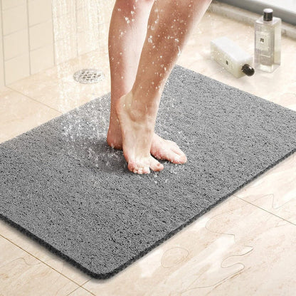Quick-Dry Non-Slip Shower Mat, Drainage Design