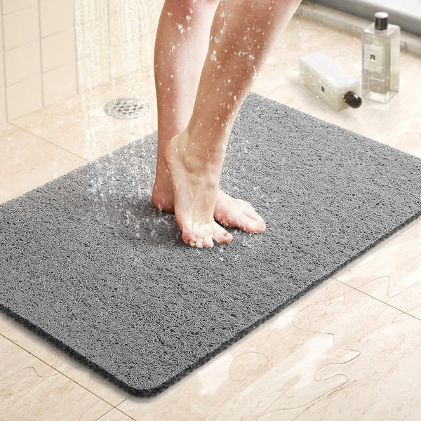 Non Slip Shower Mat, Quick Drying Bath Mat with Drainage Structure for Shower & Bathtub