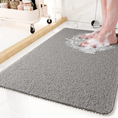 Quick-Dry Non-Slip Shower Mat, Drainage Design