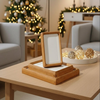 HANDORA Handmade Wooden Photo Frame