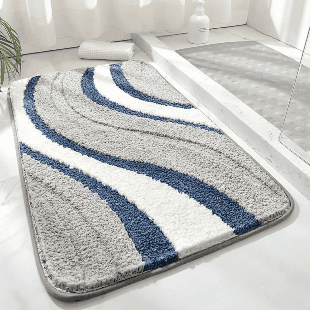 ECOFIBRA Absorbent Quick-drying Microfiber Bath Mat lifestyle image 1