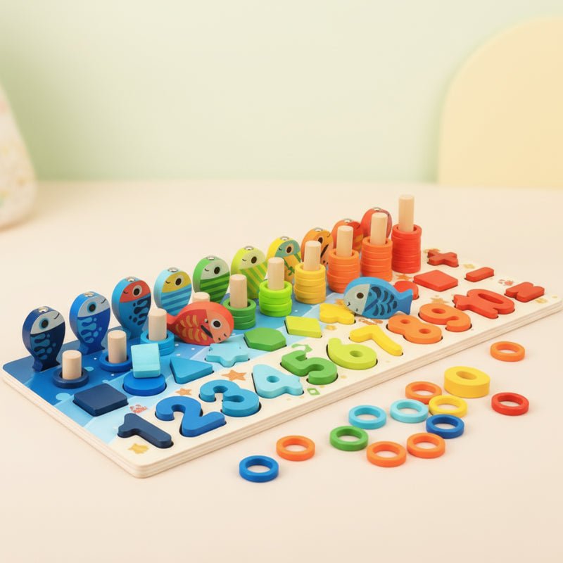 SMARTFISH Educational Montessori Puzzle Board