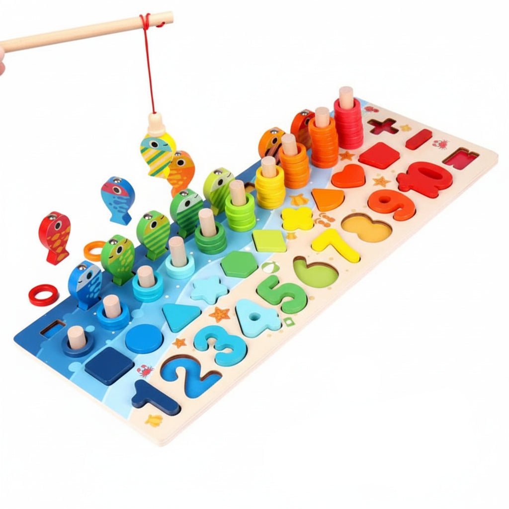 SMARTFISH Educational Montessori Puzzle Board