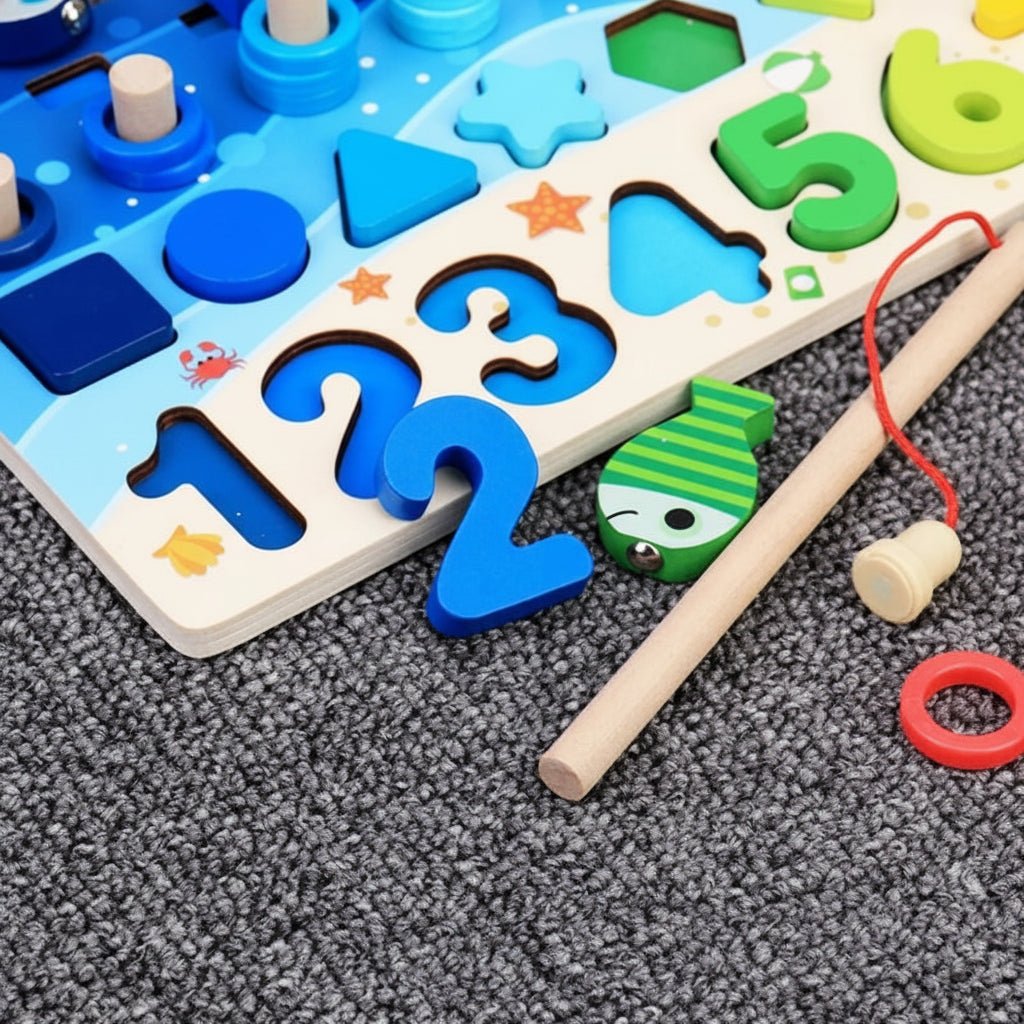 SMARTFISH Educational Montessori Puzzle Board