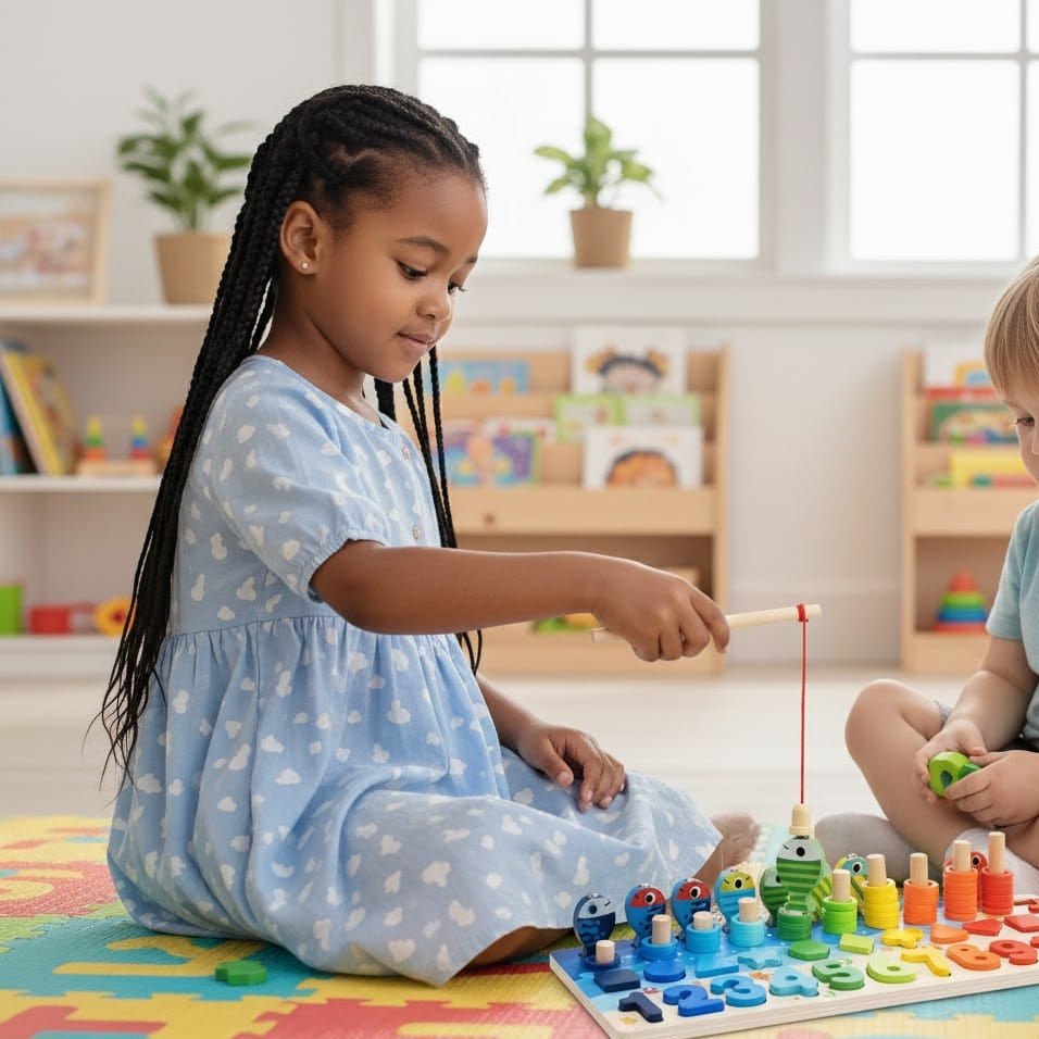 SMARTFISH Educational Montessori Puzzle Board