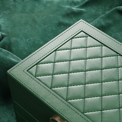 Elegant Jewelry Box Leather Storage for On the Go
