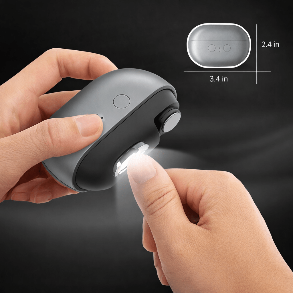 EASYPRECISION Ergonomic Stainless Steel Nail Clipper