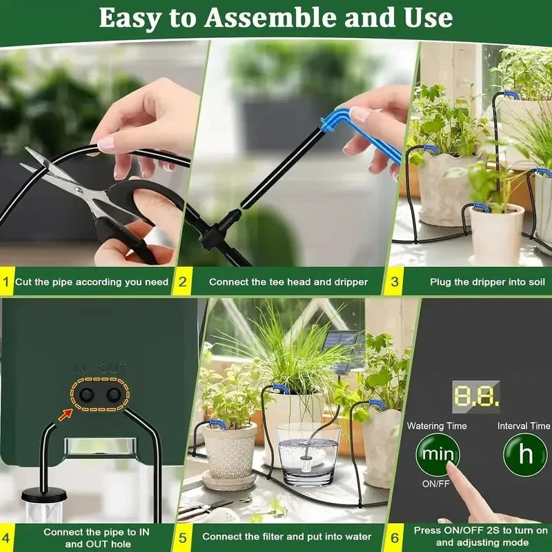 WASSERIQ Smart Solar-Powered Drip Irrigation