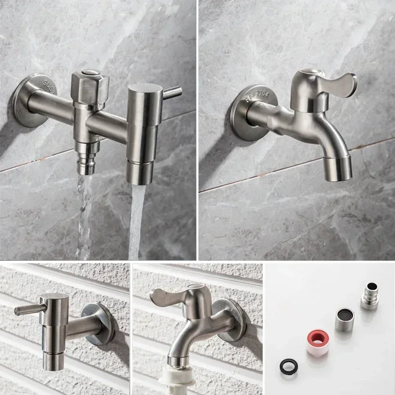 GARDENPRO Premium Stainless Steel Outdoor Faucet