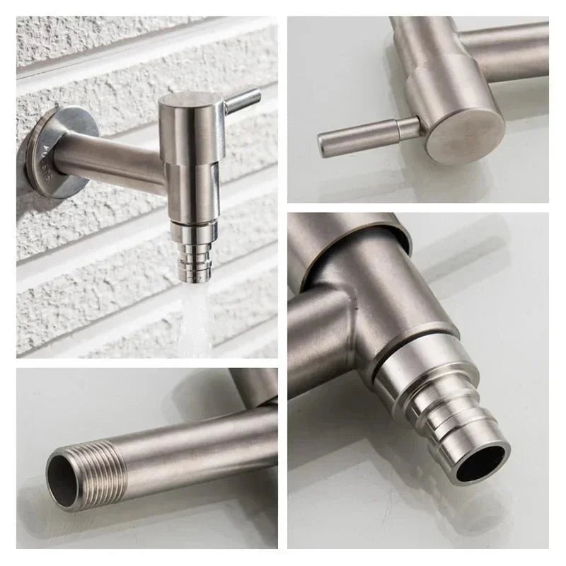 GARDENPRO Premium Stainless Steel Outdoor Faucet