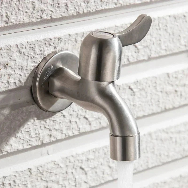 GARDENPRO Premium Stainless Steel Outdoor Faucet