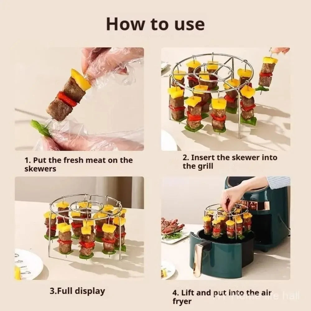 AIRSKEWER Stainless Steel Grill