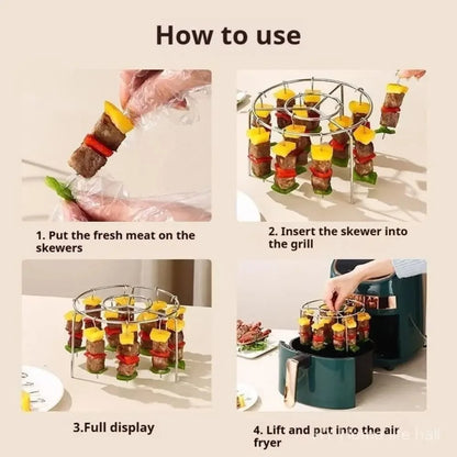 AIRSKEWER Stainless Steel Grill
