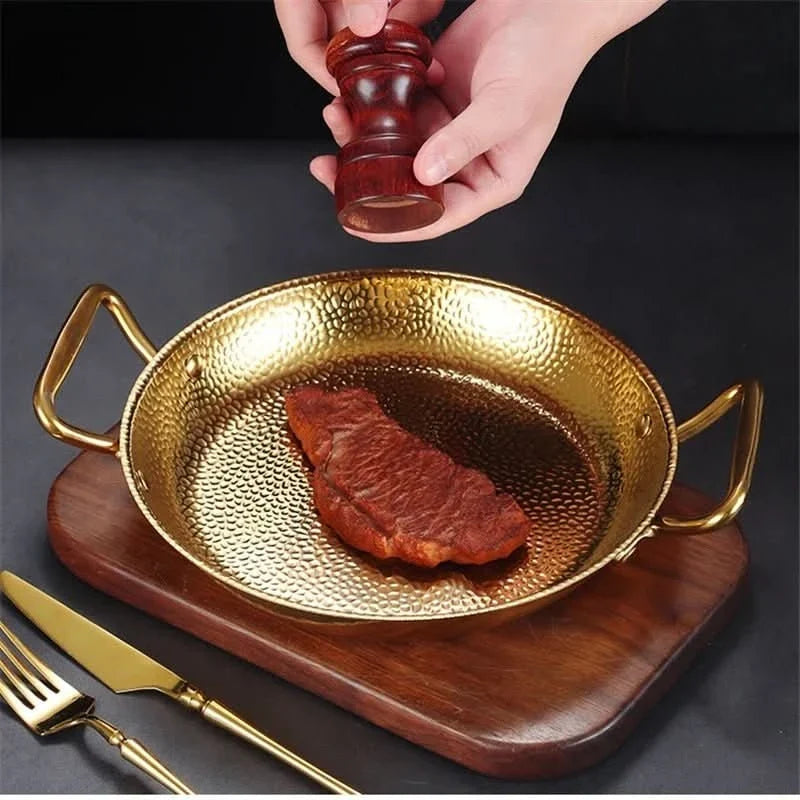 BRATMEISTER Hammered Stainless Steel Pot