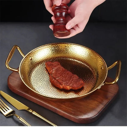 BRATMEISTER Hammered Stainless Steel Pot