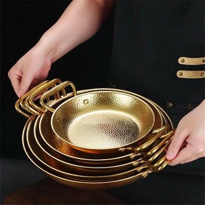 BRATMEISTER Hammered Stainless Steel Pot