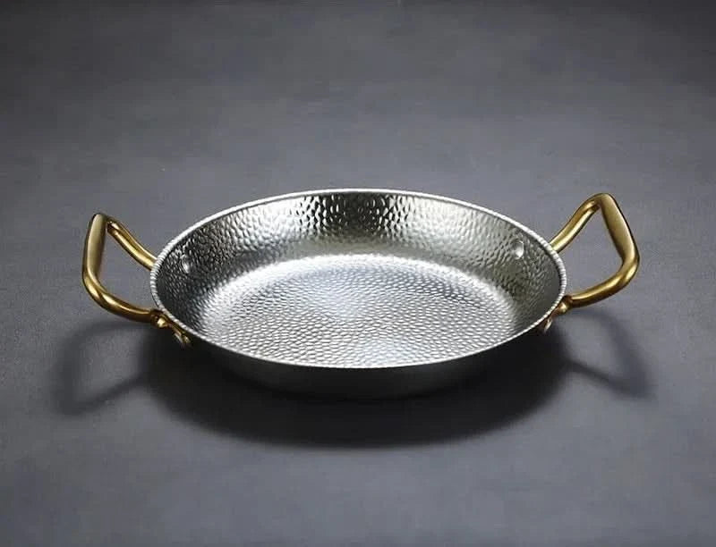 BRATMEISTER Hammered Stainless Steel Pot
