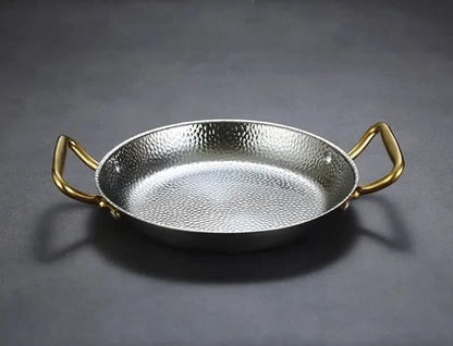 BRATMEISTER Hammered Stainless Steel Pot
