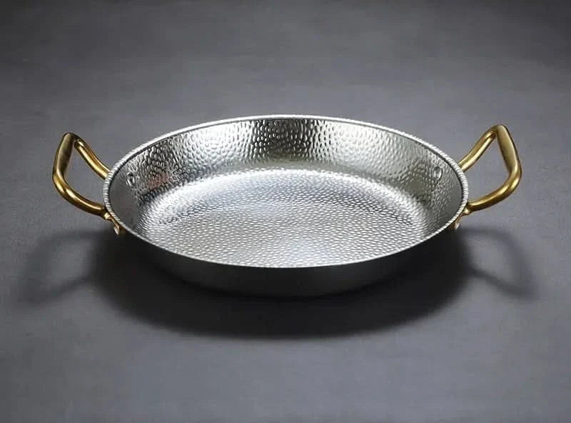 BRATMEISTER Hammered Stainless Steel Pot