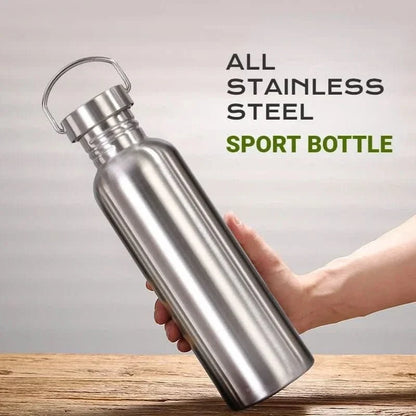 SteelFlow Stainless Steel Water Bottle 1000ml Durable