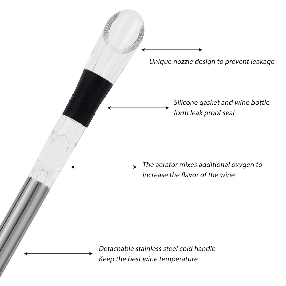 CHILLCORE 3-in-1 Wine Cooling Stick