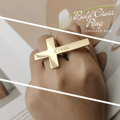 DUOVIA Stainless Steel Two-Finger Ring