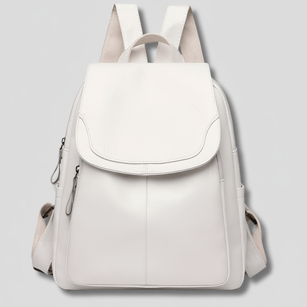 OPULENZA Anti-Theft Leather Backpack