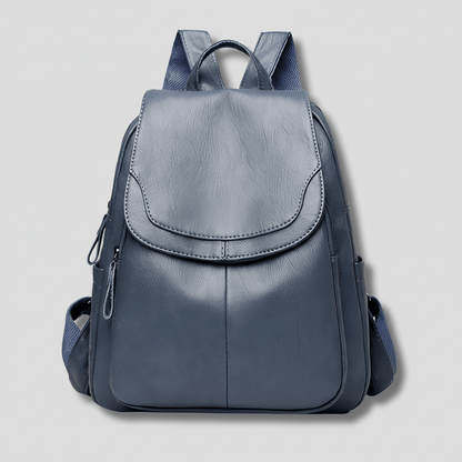 OPULENZA Anti-Theft Leather Backpack