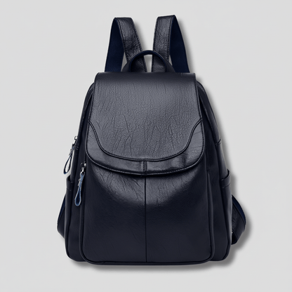 OPULENZA Anti-Theft Leather Backpack