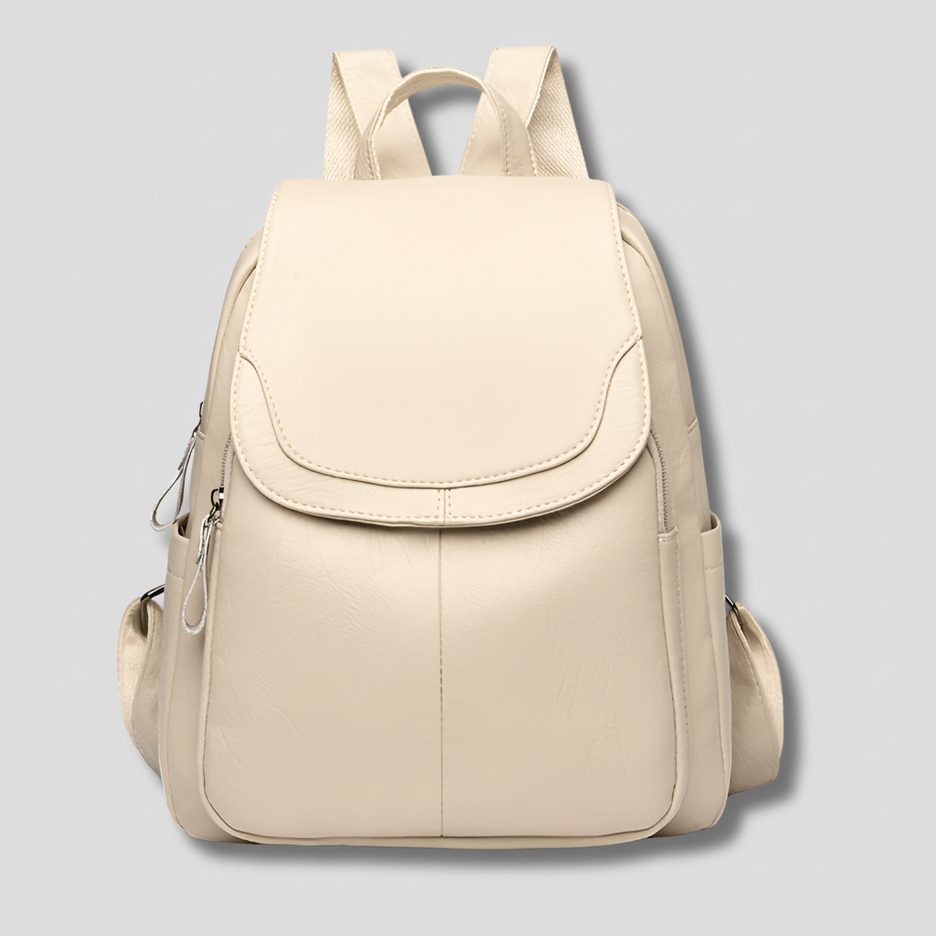 OPULENZA Anti-Theft Leather Backpack