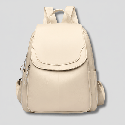 OPULENZA Anti-Theft Leather Backpack