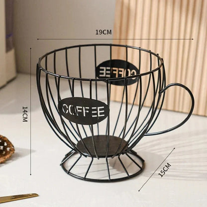 PODHAVEN Compact Decorative Shelf for Coffee Capsules